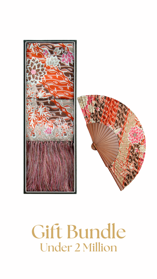 Gift Under 2 Million: Pink Brown (Shawl)