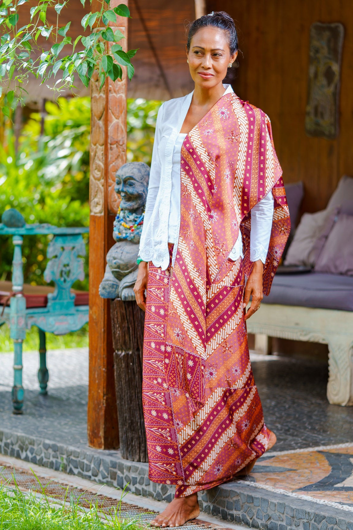 Kartini Series: Scarf in Bara Kartini - Batikwayang