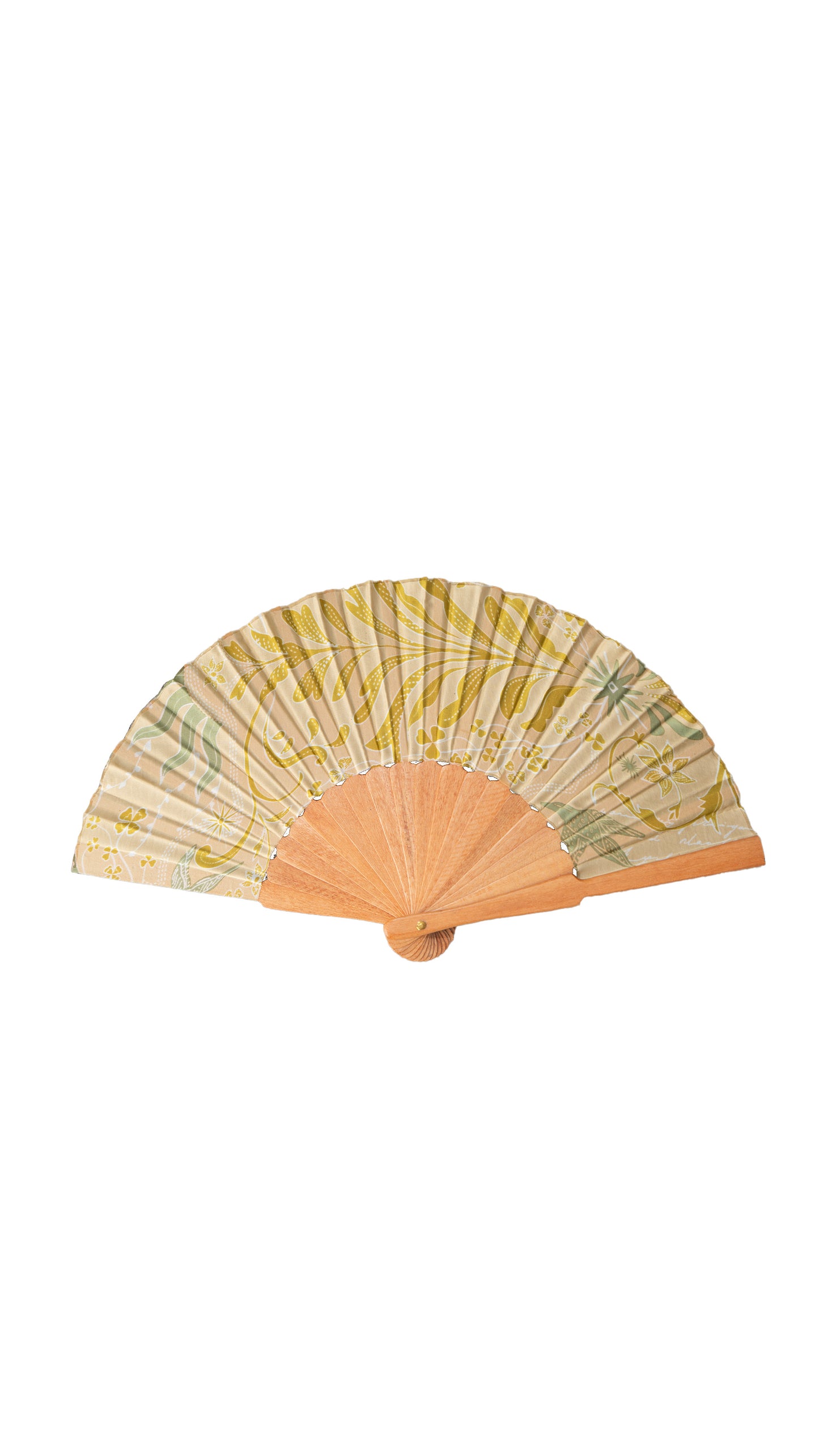 Kartini Series: Fan in Trinil Green