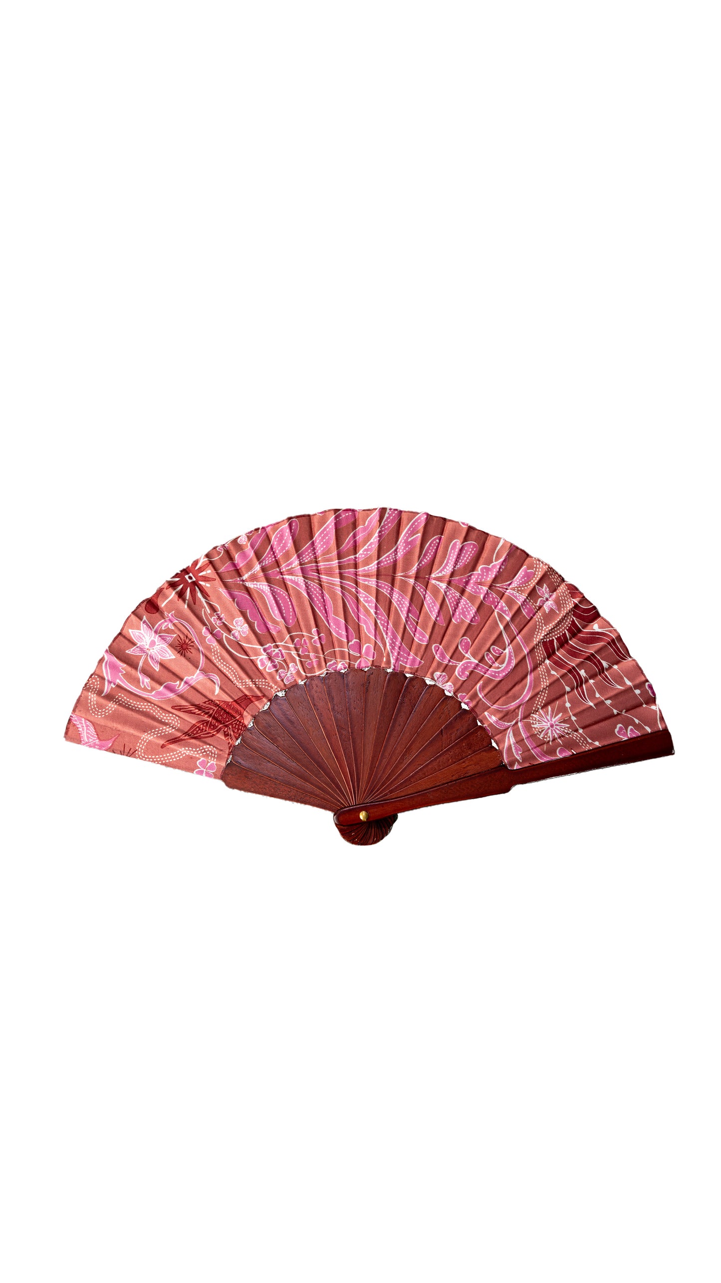 Kartini Series: Fan in Trinil Maroon