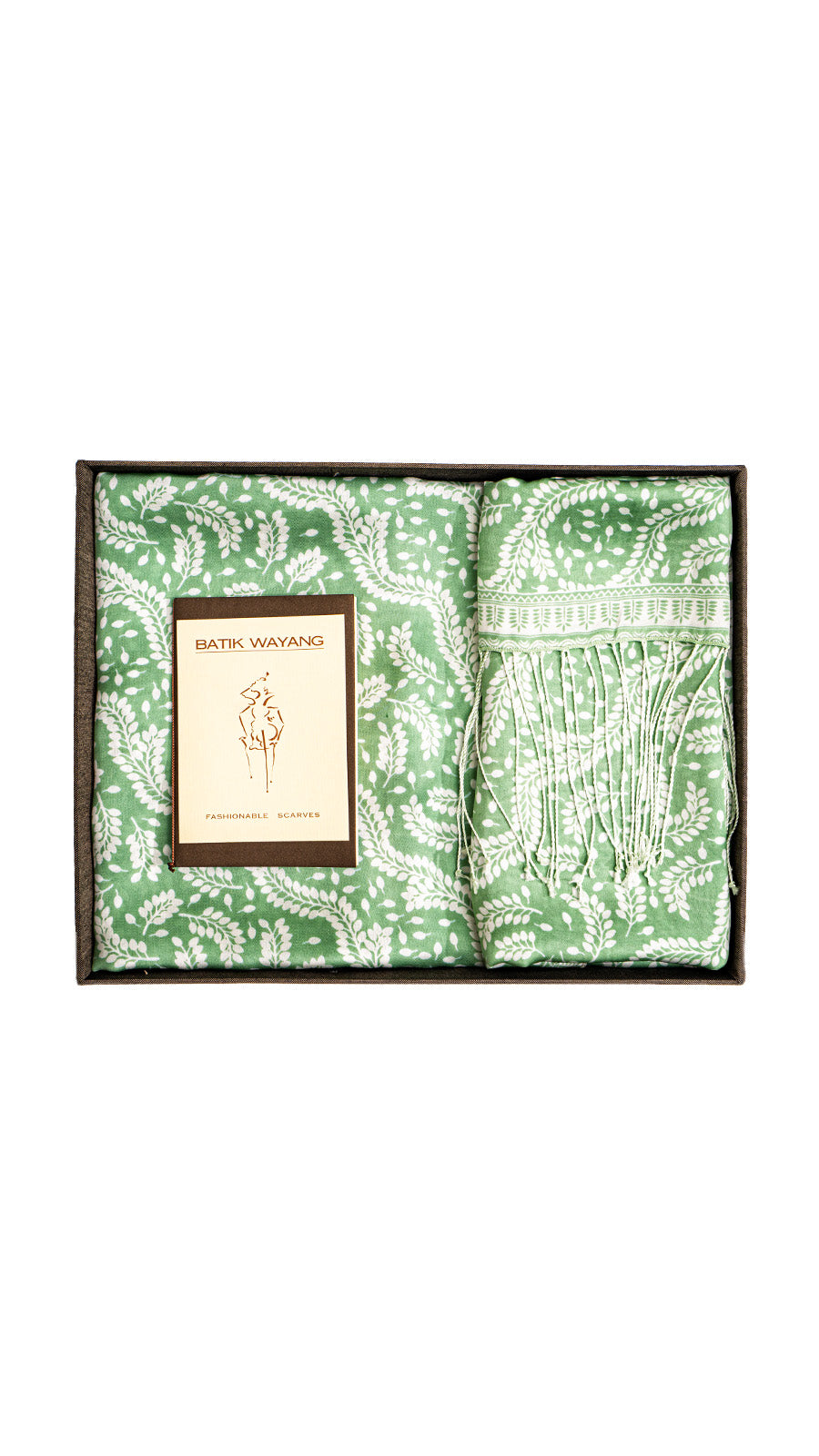 Sarong Set in Daun Asem II Green