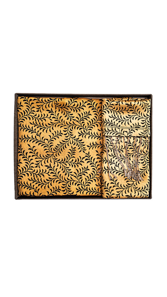 Sarong Set in Daun Asem (+) Black