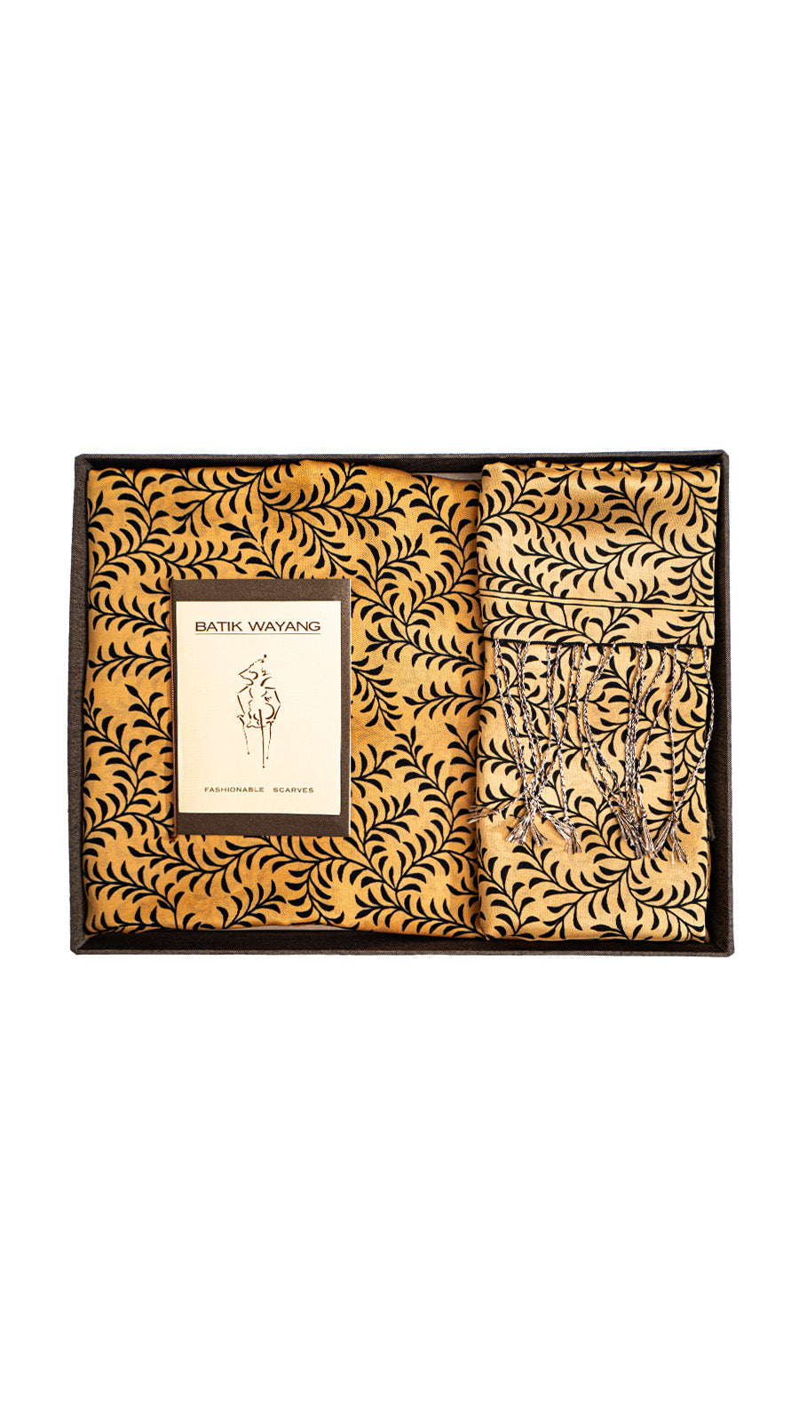 Sarong Set in Daun Asem (+) Black
