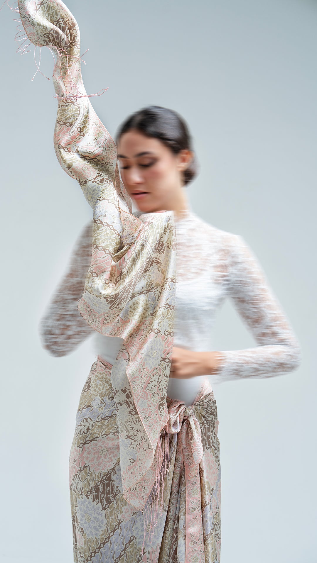 Scarf Fringe in Pastel