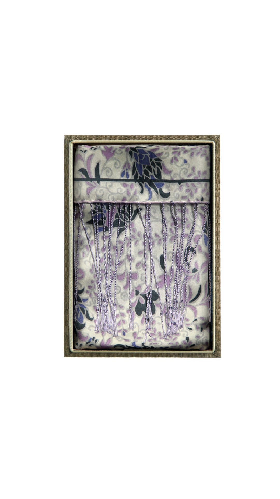 Rumbai Syal Teratai Ungu