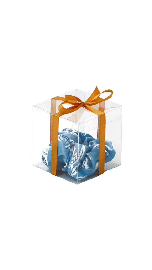 Scrunchie warna biru