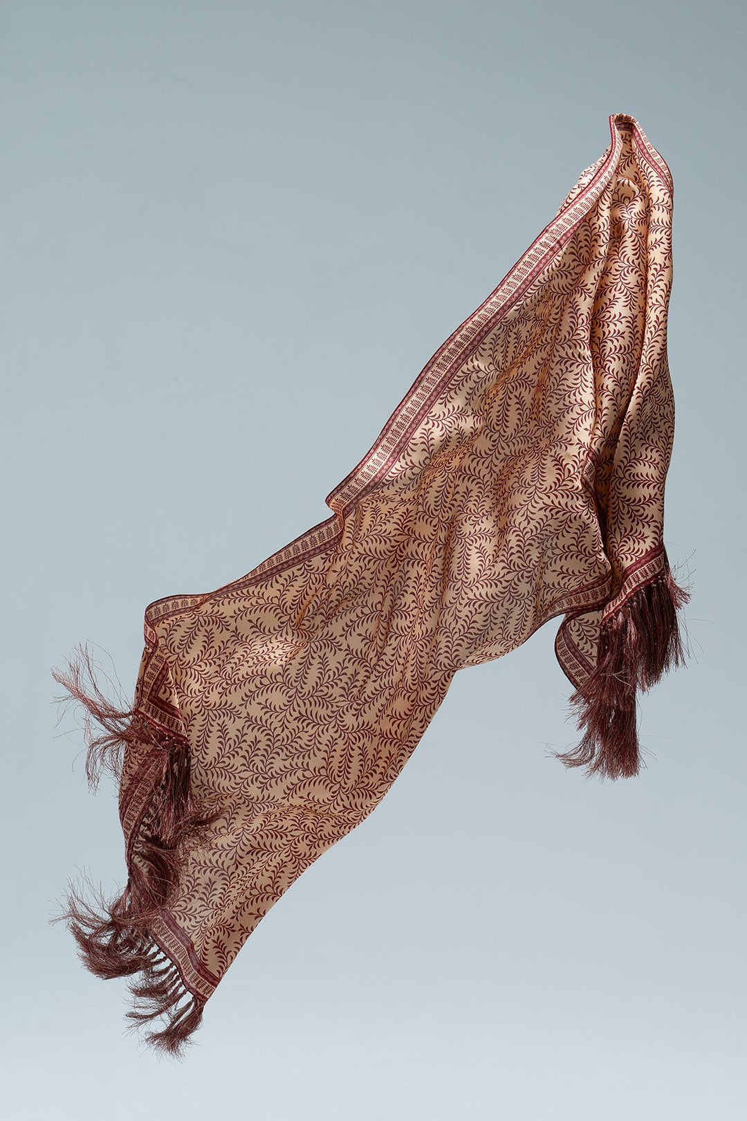 Shawl in Daun Asem (+) Red - Batikwayang
