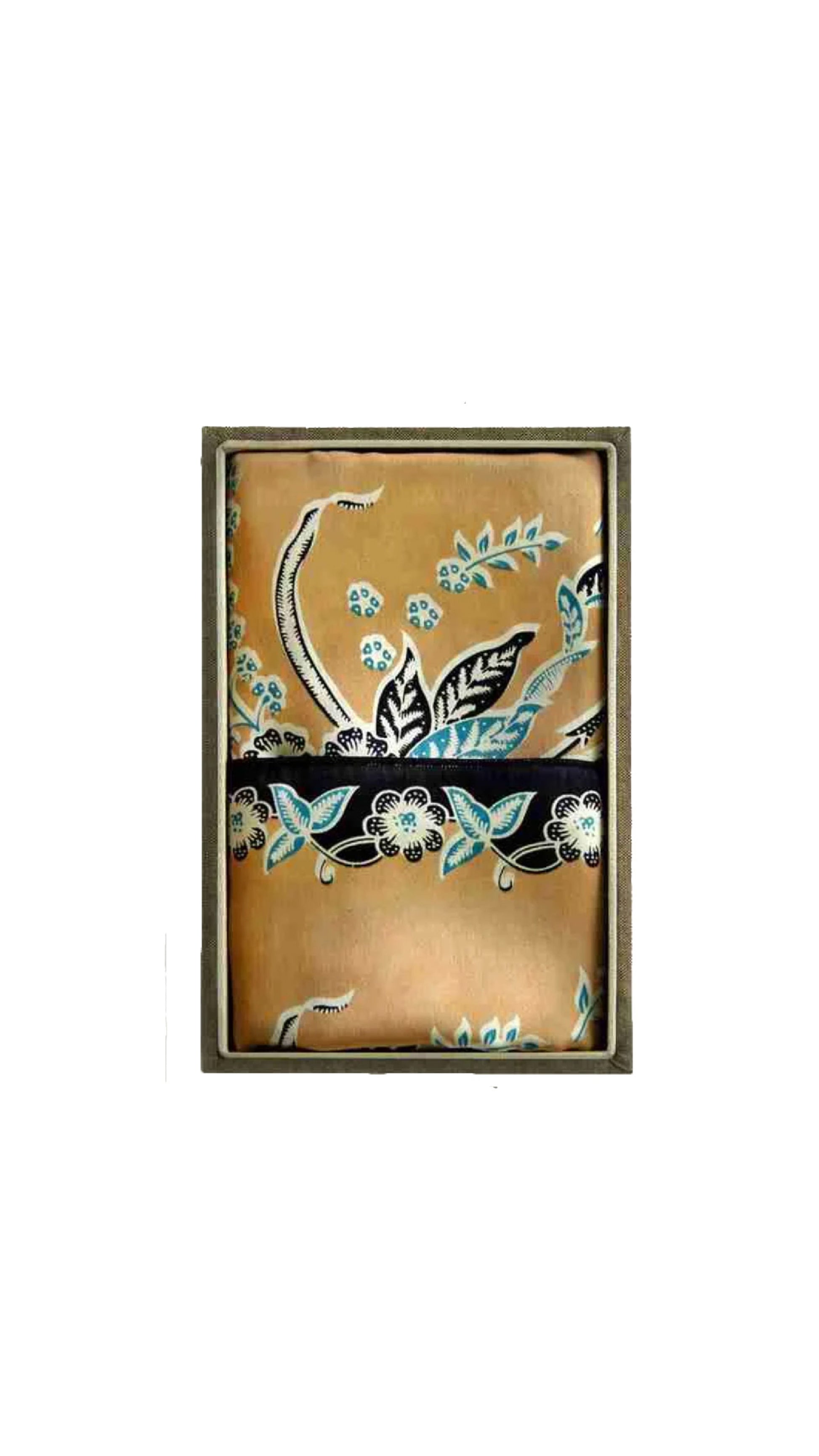 Scarf in Black Gold in a Box