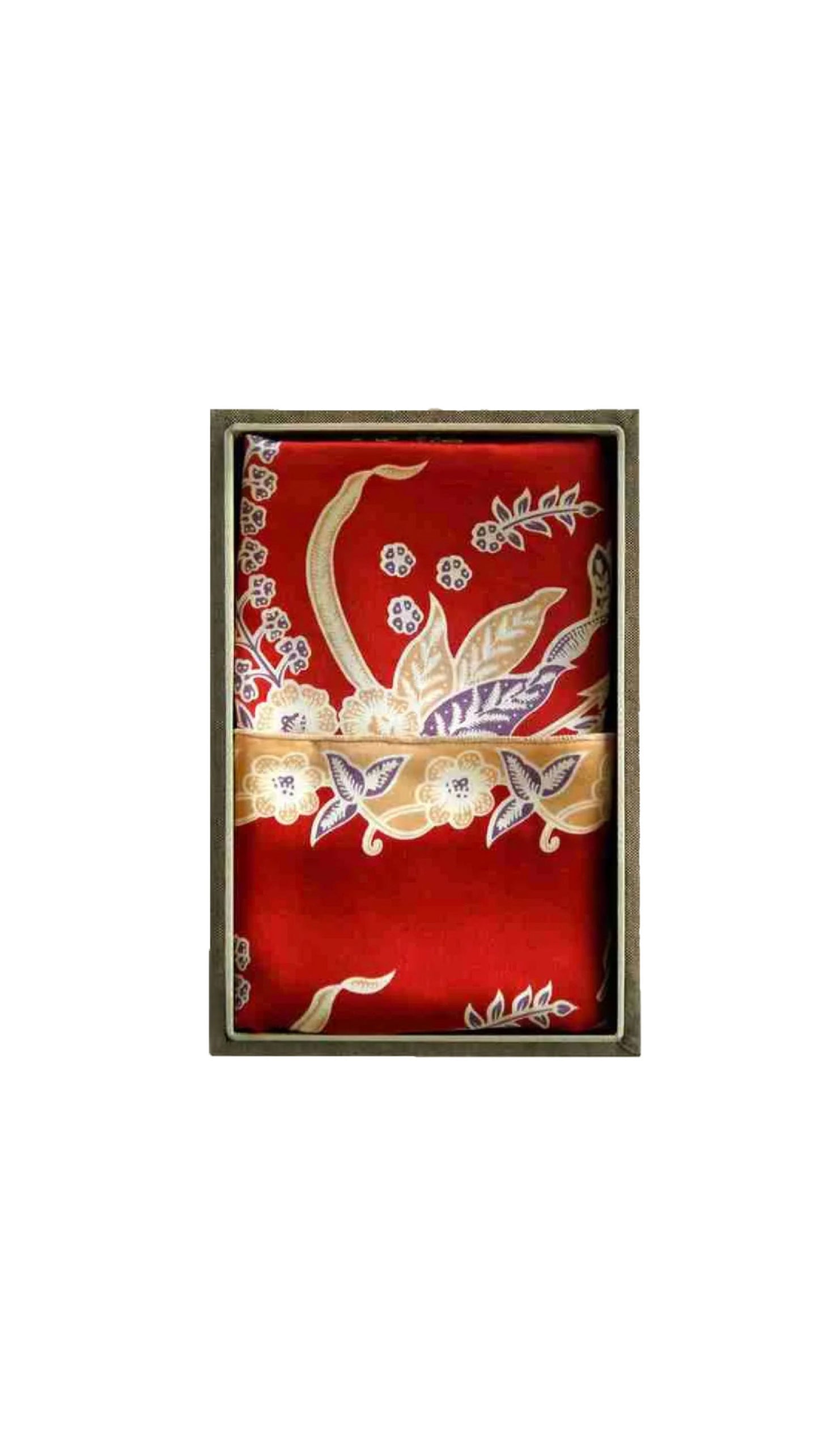 Scarf in Red in a Box