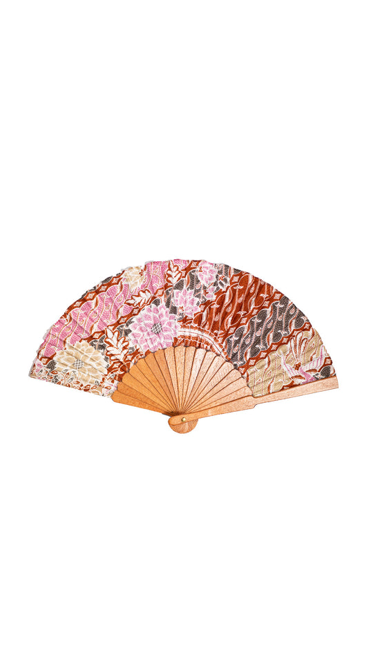 Fan in Pink Brown