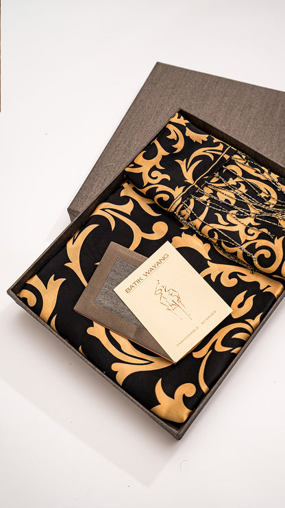 Sarong Set in Lamora Black