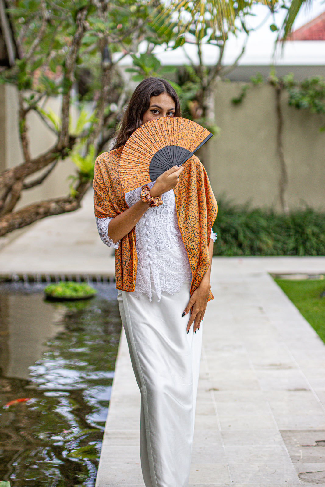 Scarf Aster Orange