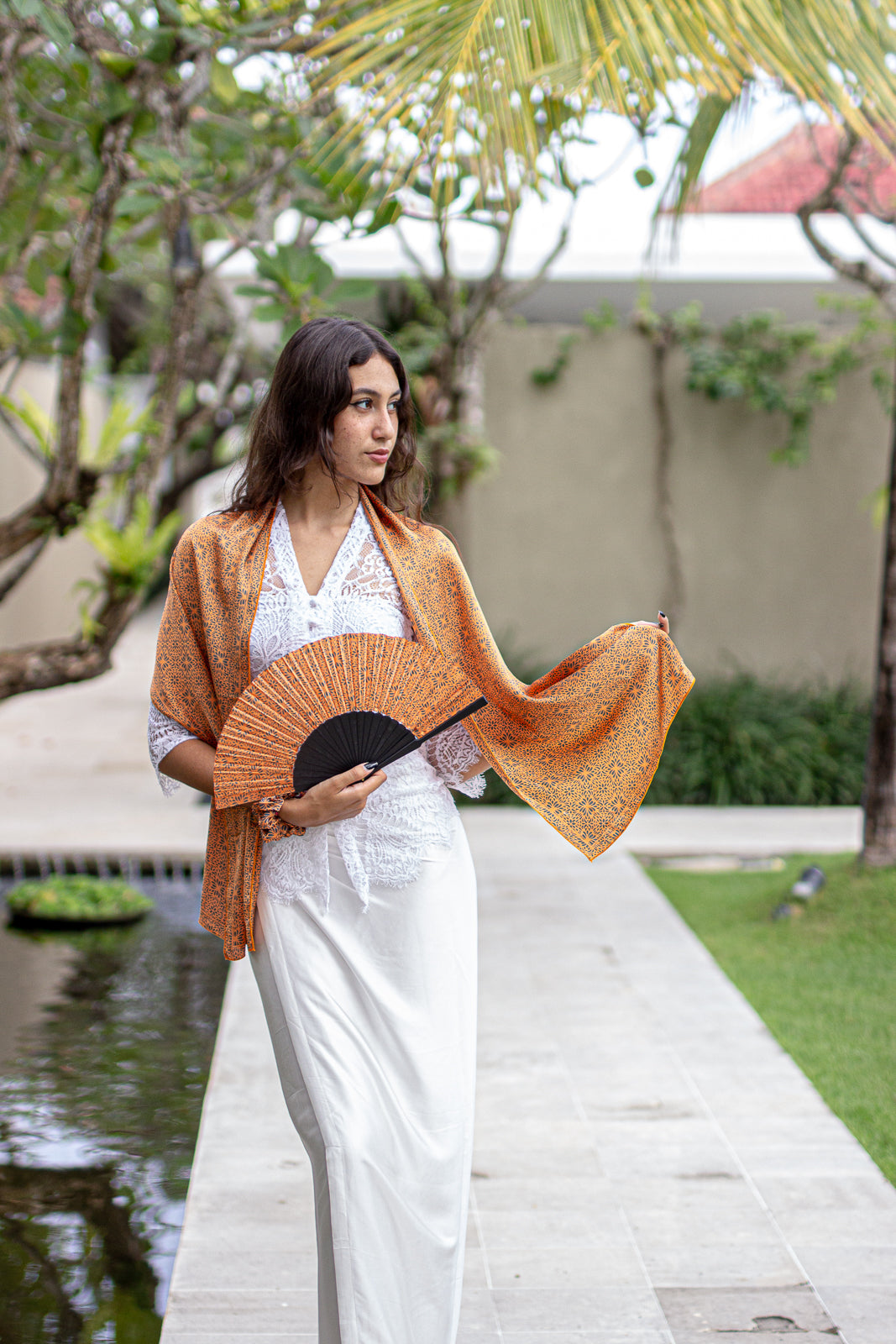 Scarf Aster Orange