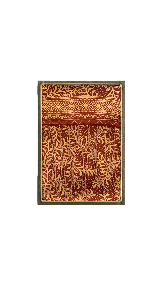 Scarf Fringe in Daun Asem Red