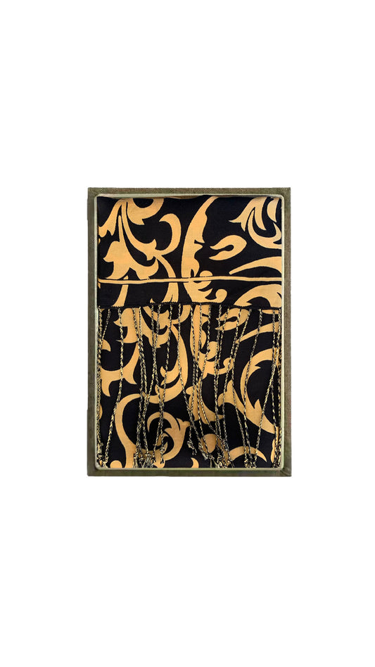Scarf Fringe in Lamora Black