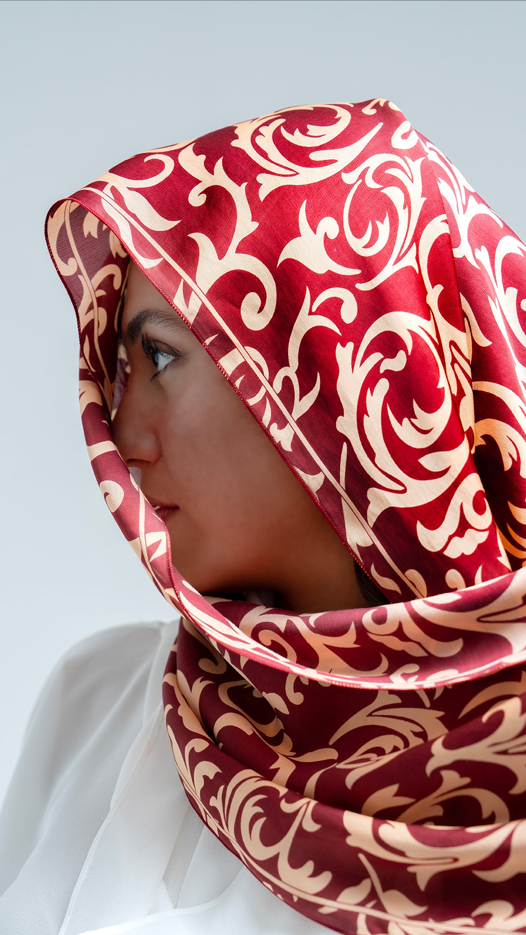 Scarf Fringe in Lamora Red