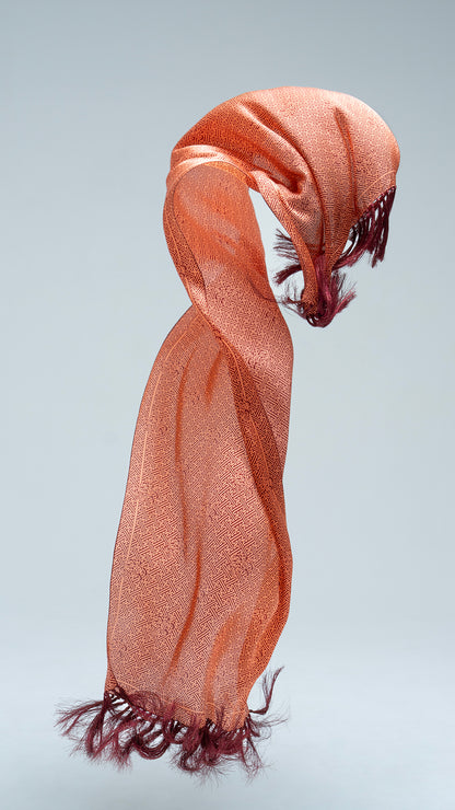 Selendang Swastika Naga Merah