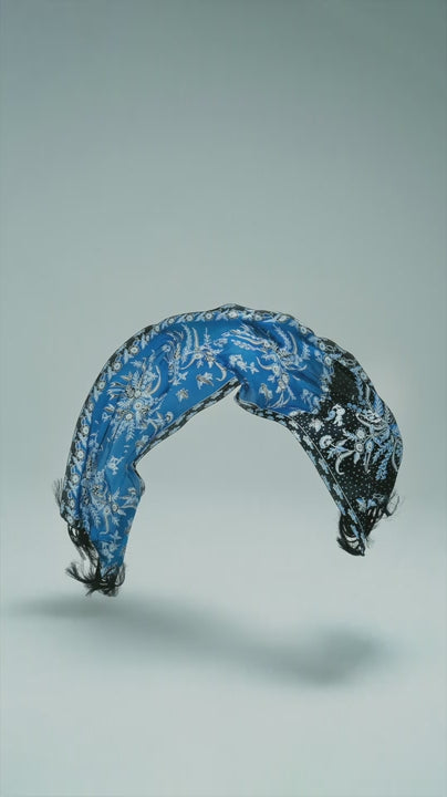 Shawl in Petrol