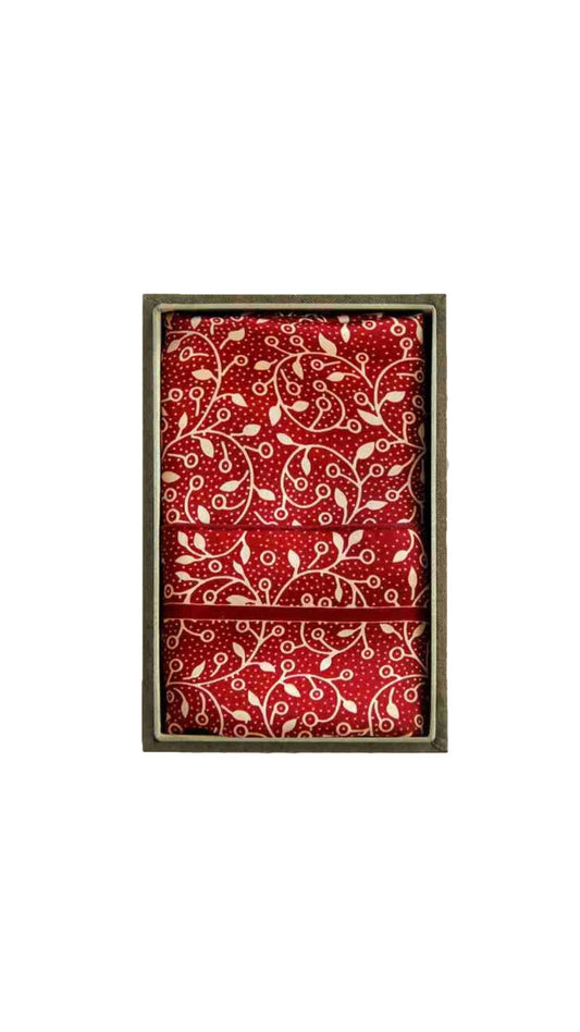 Scarf in Cirebon Red in a Box